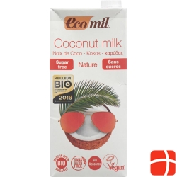 ECOMIL coconut drink lt without sugar 1