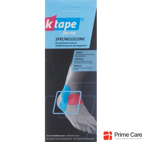 K-Tape for me ankle for an application 2 pieces