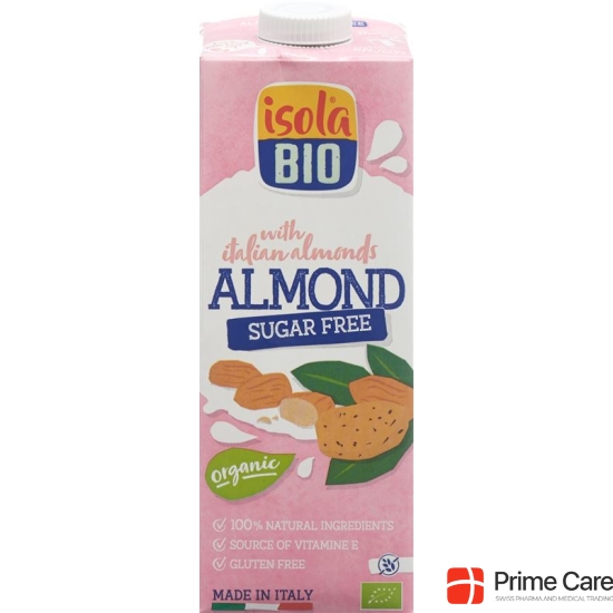 Isola Bio almond drink unsweetened 1 lt