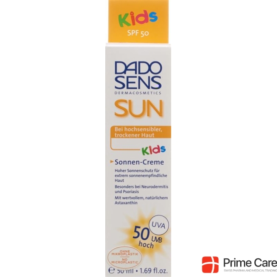 Dado Sens Sun sun cream Kids Sun Protection Factor 50 50 ml