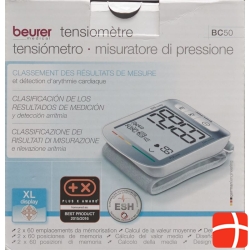 Beurer wrist blood pressure monitor BC 50