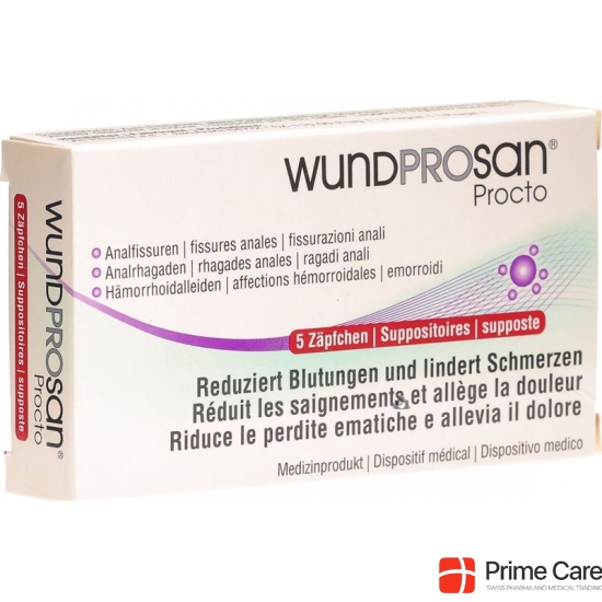 Wound Prosan Procto Supp 5 pcs