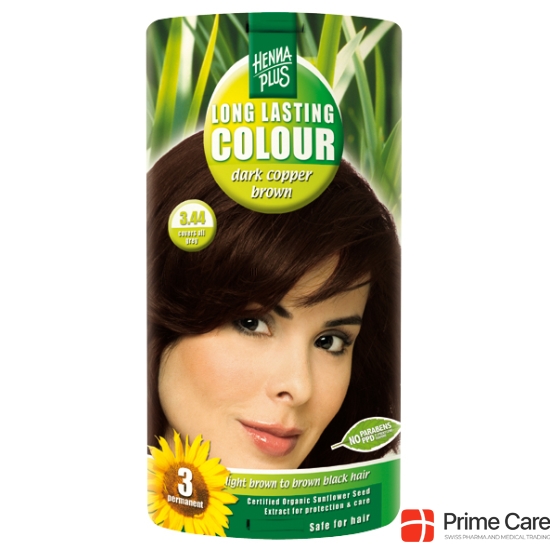 Henna Plus Long Lasting Color dark copper brown 3:44