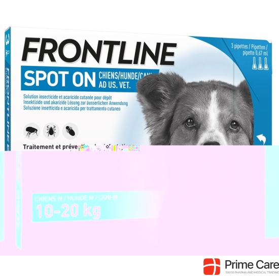 Frontline Spot On Dog M List D 3 x 1:34 ml