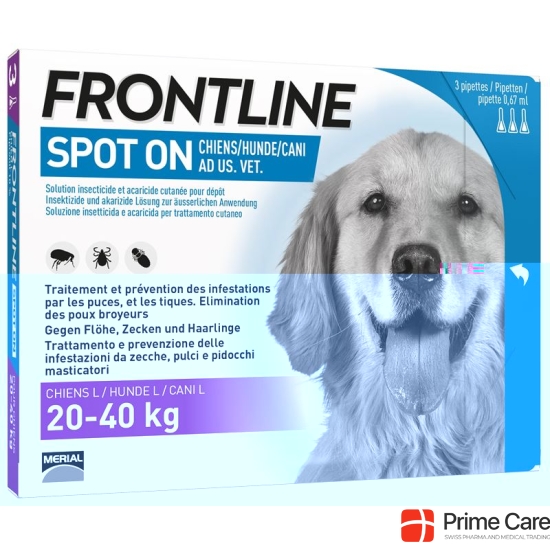 Frontline Spot On Dog L List D 3 x 2.68 ml