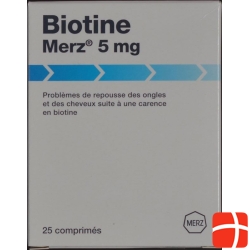 Biotin 5 mg tbl Merz 25 pcs