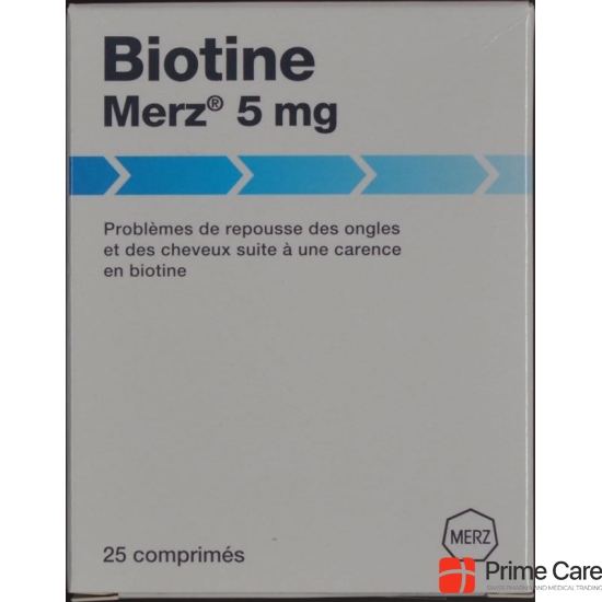 Biotin 5 mg tbl Merz 25 pcs