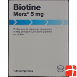 Biotin 5 mg tbl Merz 100 pcs