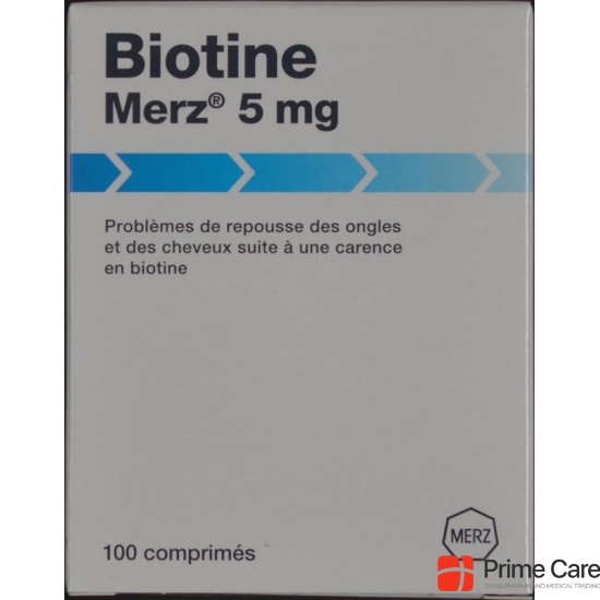 Biotin 5 mg tbl Merz 100 pcs