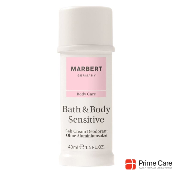 Marbert Bath & Body Sensitive 24H Anti Pers Cream Deodorant 40 ml