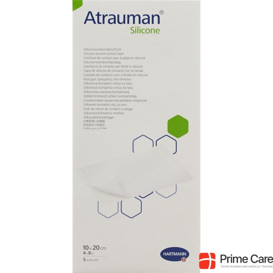 Atrauman Silicone 10x20cm sterile 5 pcs