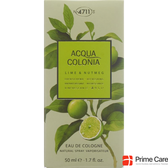 4711 Acqua Colonia Lime & Nutmeg cologne spray 50 ml