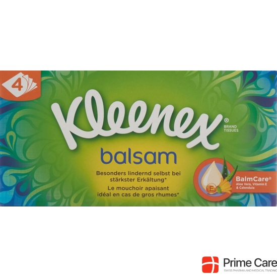 Kleenex Balm Handkerchiefs Box 60 pieces