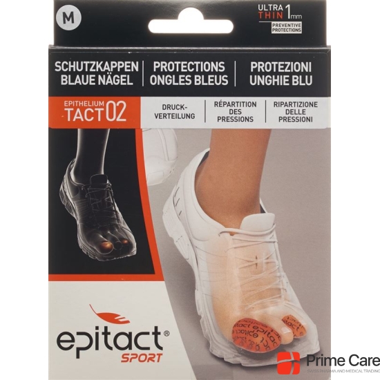 Epitact sport toe cap with blue nails M 25mm 2 pcs