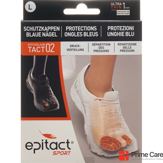 Epitact sport toe cap with blue nails L 34mm 2 pcs