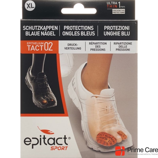 Epitact sport toe cap with blue nails XL 38mm 2 pcs