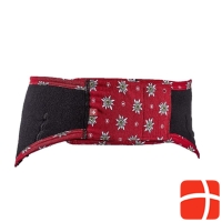 emosan Sashes Velcro S black A with Edelweiss application