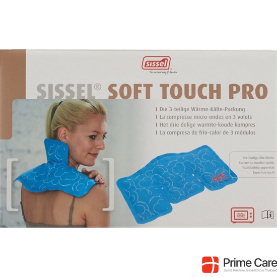 Sissel Soft Touch Pro cold heat pack in three parts