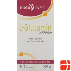 Meta Care L-glutamine 500 mg 60 capsules