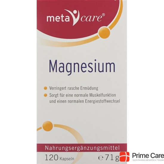 metacare magnesium Kaps 120 pcs