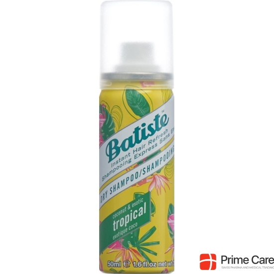 Batiste Tropical Dry Shampoo Mini Ds 50 ml