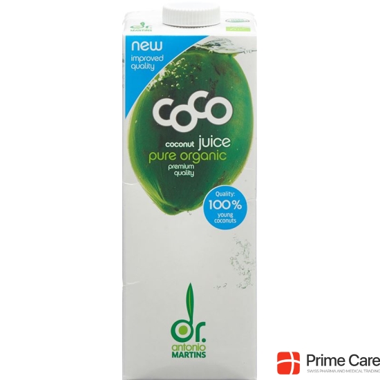 Dr Martins Coco Drink Pure Organic 1 lt