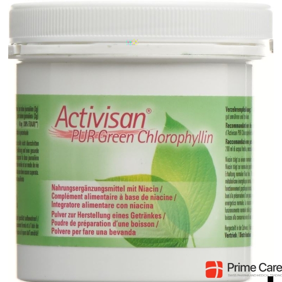 Activisan PUR Green chlorophyllin PLV supplementation with niacin Ds 90 g