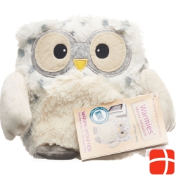 Warmies POP heat soft toy owl white lavender filling removable pack