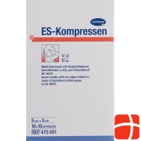 Mediset ES compress type 17 5x5cm 12 fold sterile 100 pcs