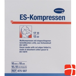 Mediset ES compress type 17 10x10cm 12 fold sterile 100 pcs