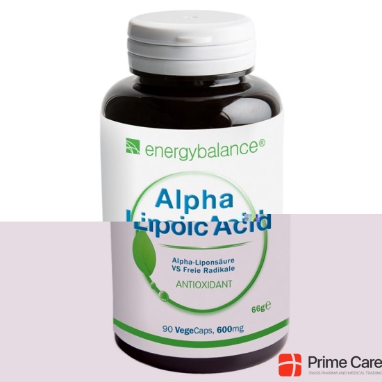 energybalance ALA alpha lipoic acid 600 mg 90 caps