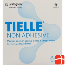 TIELLE NON ADHESIVE foam dressing 15x15cm non-adhesive 10 pieces