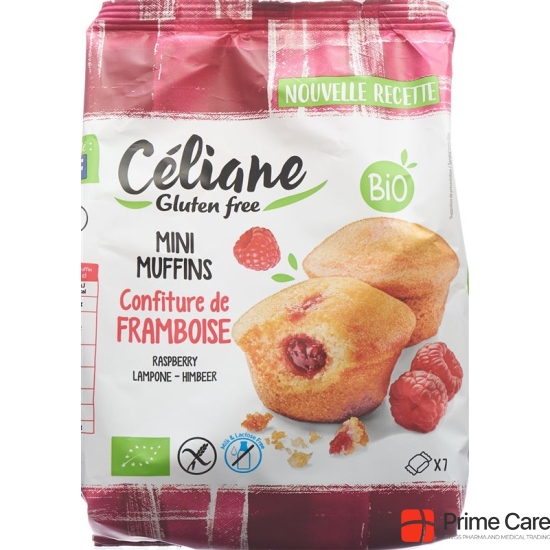 Les Recettes de Céliane mini-muffins raspberry filling Gluten Free Organic 200 g