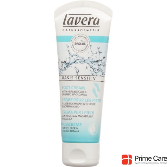 Lavera Fusscreme basis sensitive Tb 75 ml