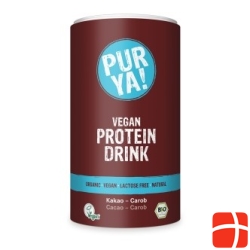 Purya! Vegan Protein Drink cacao Carob Organic Ds 550 g