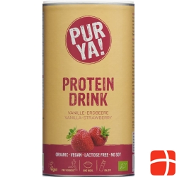 Purya! Vegan Protein Drink Vanilla Strawberry Organic Ds 550 g