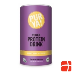 Purya! Vegan Protein Drink Banana Baobab Bio 550 g