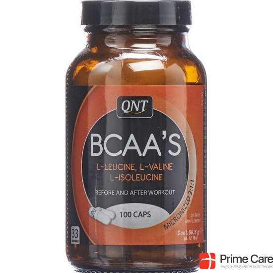 QNT BCAA + vitamin B6 Kaps 100 pcs