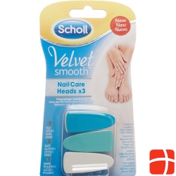 Scholl Velvet Smooth Nail Care essays 3 pcs