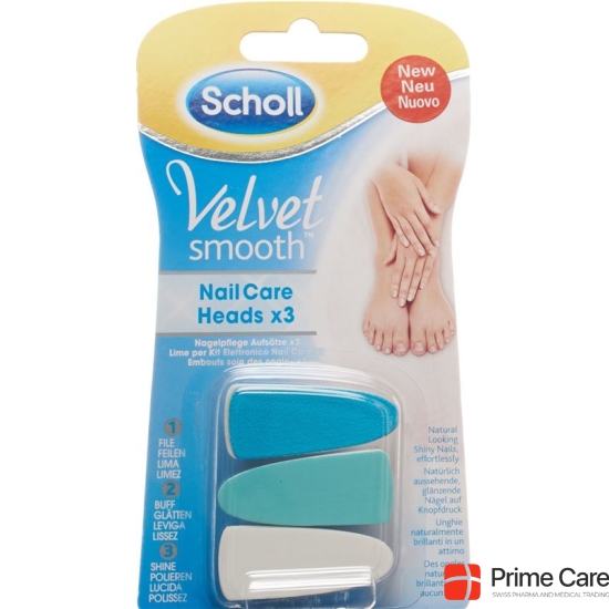 Scholl Velvet Smooth Nail Care essays 3 pcs