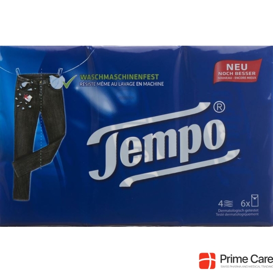 Tempo handkerchiefs Classic 6 x 10 pcs