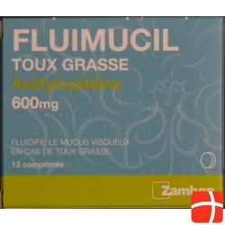 Fluimucil 600 mg 12 tablets