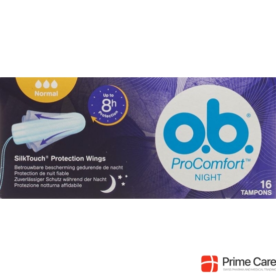 OB tampons Flexia ProComfort Night Normal 16 pcs