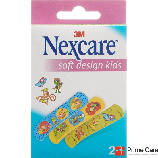 3M Nexcare Happy Kids 1.9 x 7.2 cm 20 plasters for children