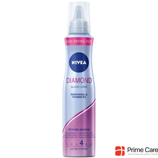 Nivea Hair Diamond Gloss Care Styling Mousse 150 ml