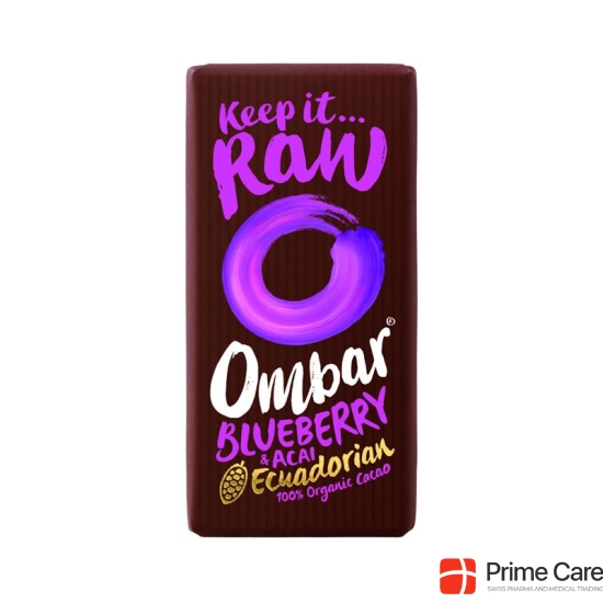 Ombar chocolate Acai & Blueberry 10 x 35 g