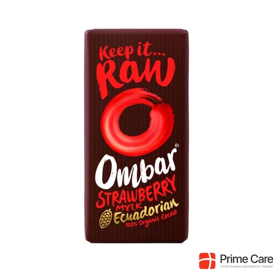 Ombar strawberry chocolate & coconut cream 10 x 35 g