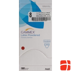 Gammex latex surgical gloves 8 Powdered 50 pairs