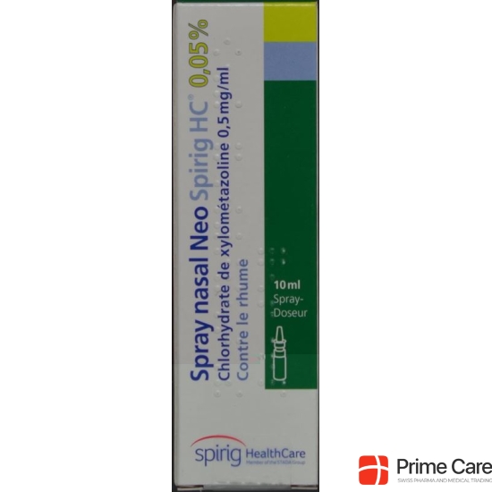 Nasal spray Neo Spirig HC 0.05% Dosierspr 10 ml