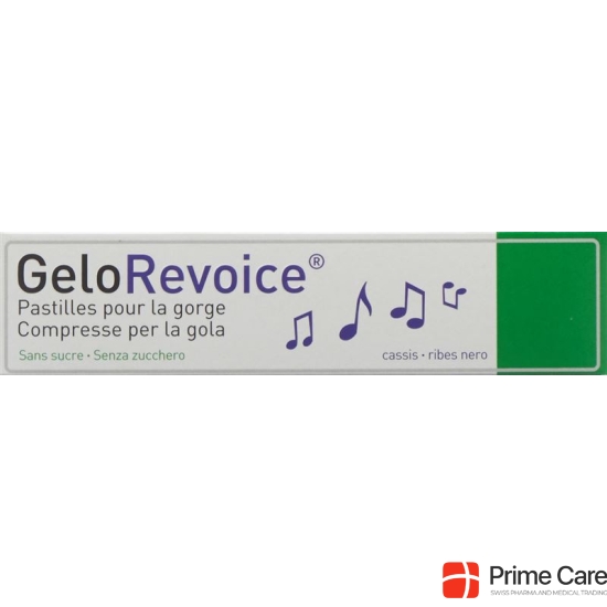 GeloRevoice Halstabletten cassis menthol 20 pcs